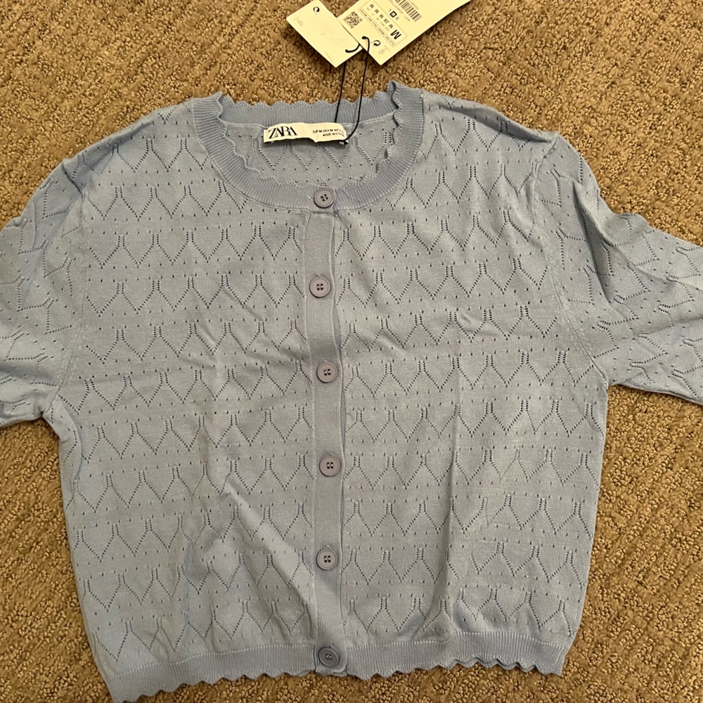 Zara short sleeve button up
